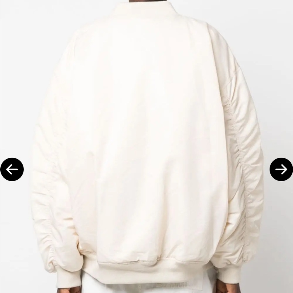 NWT Ba&sh Ivory Bomber Jacket - Picture 4 of 16